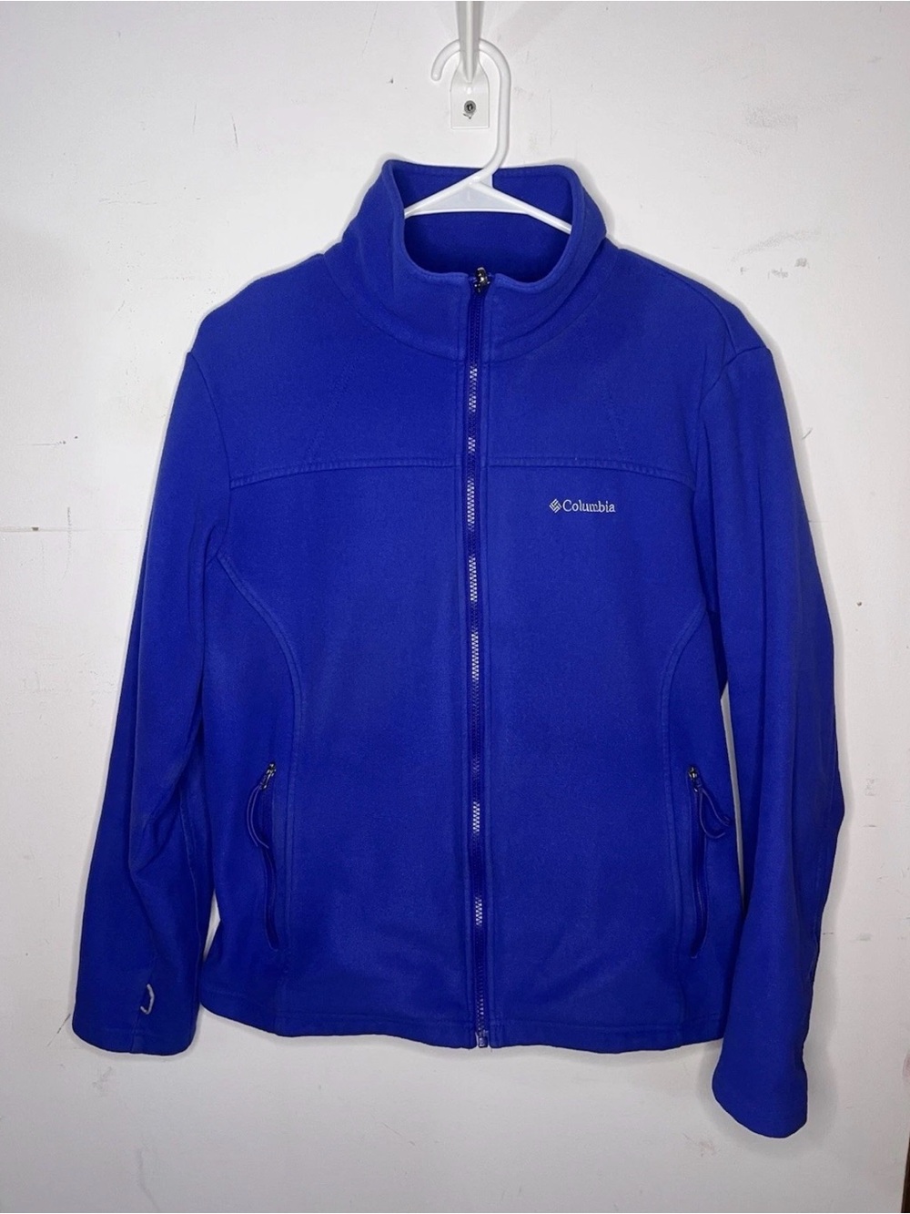 Columbia Womens full Zip XL Blue Long Sleeve